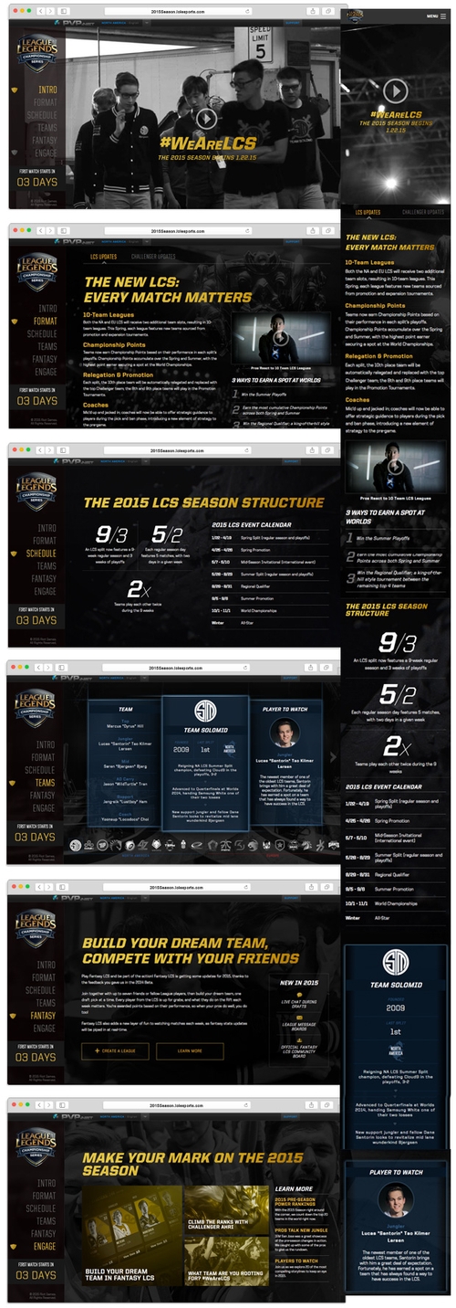 LoLEsports 2015 Season Desktop